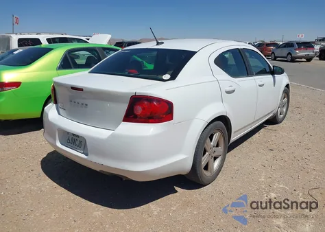 2013 Dodge Avenger Se from USA, damaged, VIN 1C3CDZAB1DN529878